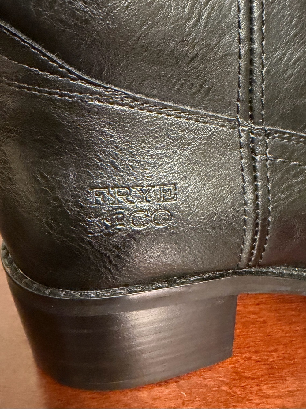 Frye & Co. Miranda 14 Wide Calf Black vegan Tall Boots Size 8.5 NWOT - Picture 6 of 10